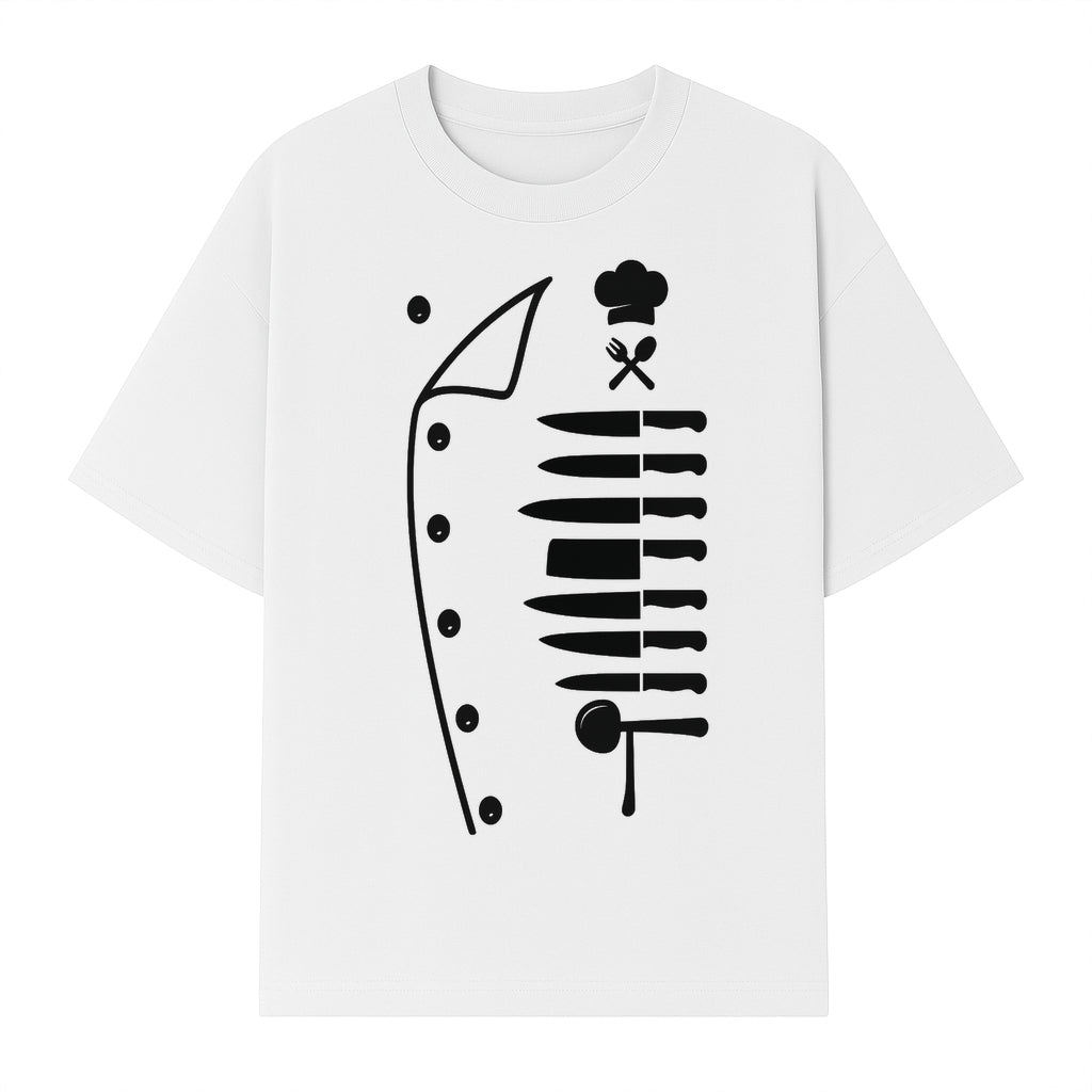 Chef Knife and Utensil Wall Art | Black Kitchen Decor | Culinary Gifts for Chefs | Modern Kitchen Wall Art - T-shirt 1758181700289.jpg