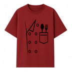 Chef Jacket with Pocket for Utensils | Professional Cooking Apparel | Kitchen Uniform for Chefs and Cooking Enthusiasts - T-shirt 1758181700385.jpg