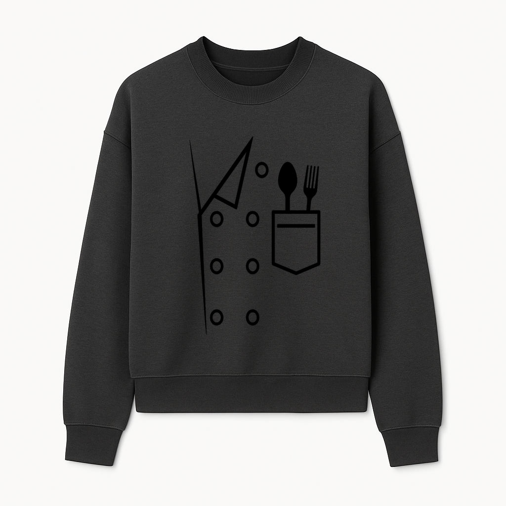 Chef Jacket with Pocket for Utensils | Professional Cooking Apparel | Kitchen Uniform for Chefs and Cooking Enthusiasts - Sweatshirt 1758181702686.jpg