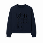 Chef Jacket with Pocket for Utensils | Professional Cooking Apparel | Kitchen Uniform for Chefs and Cooking Enthusiasts - Sweatshirt 1758181703507.jpg