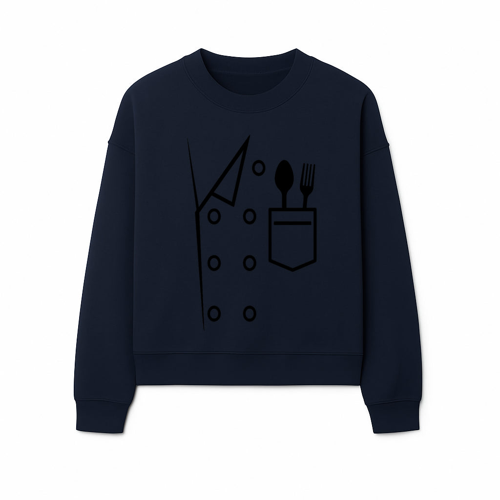 Chef Jacket with Pocket for Utensils | Professional Cooking Apparel | Kitchen Uniform for Chefs and Cooking Enthusiasts - Sweatshirt 1758181703507.jpg