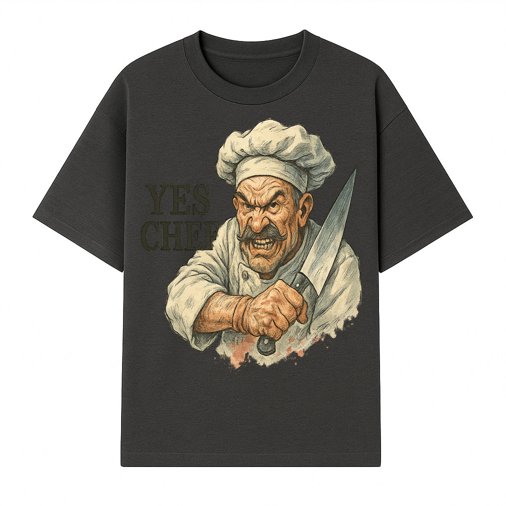 Angry Chef Vintage Graphic Tee, Yes Chef Cooking Humor Shirt, Culinary Gift for Foodies and Chefs, Kitchen Apparel - T-shirt 1758181703592.jpg