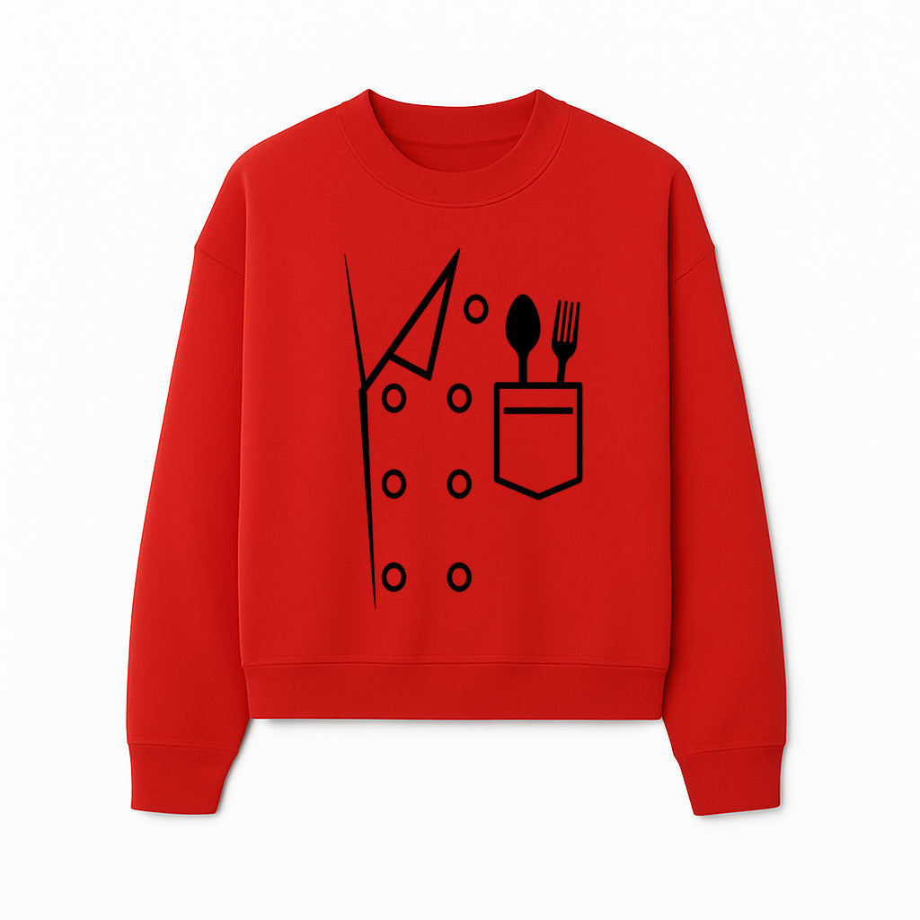 Chef Jacket with Pocket for Utensils | Professional Cooking Apparel | Kitchen Uniform for Chefs and Cooking Enthusiasts - Sweatshirt 1758181703631.jpg