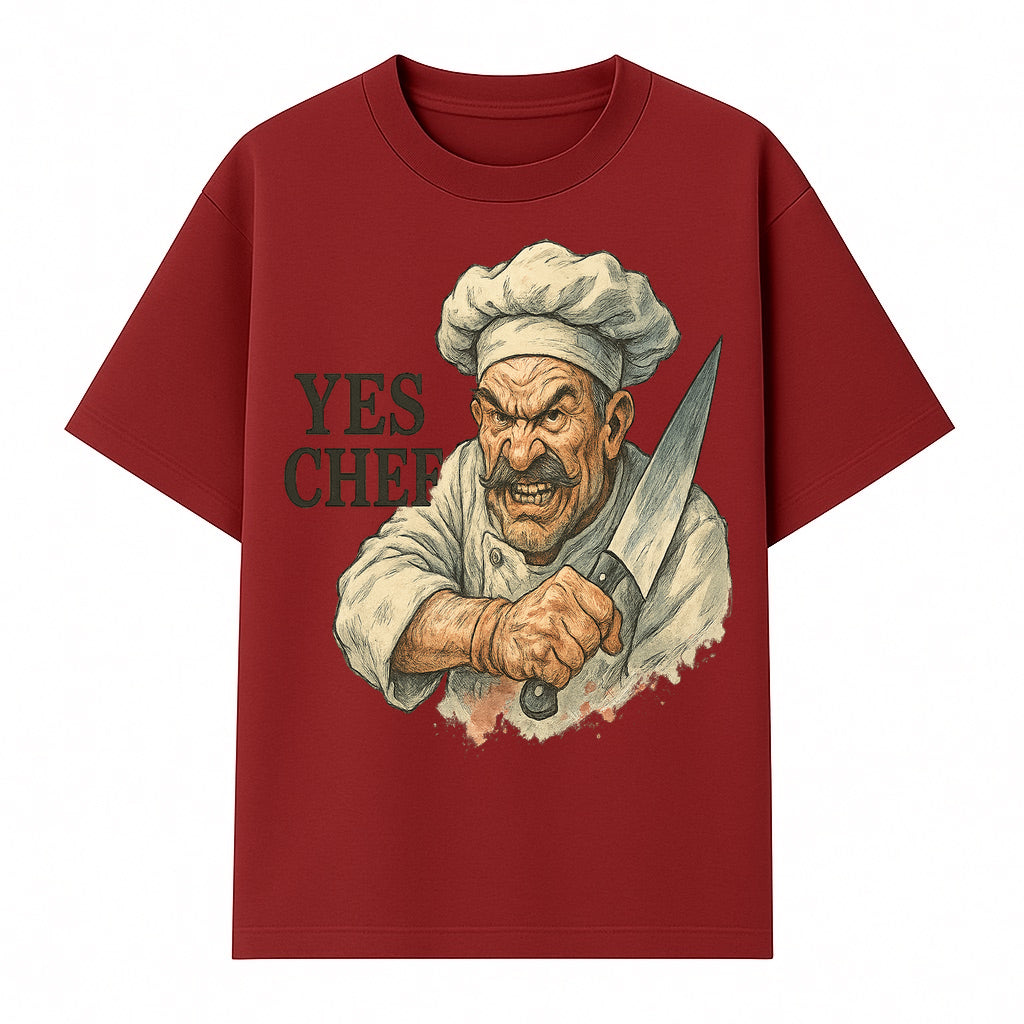 Angry Chef Vintage Graphic Tee, Yes Chef Cooking Humor Shirt, Culinary Gift for Foodies and Chefs, Kitchen Apparel - T-shirt 1758181704362.jpg