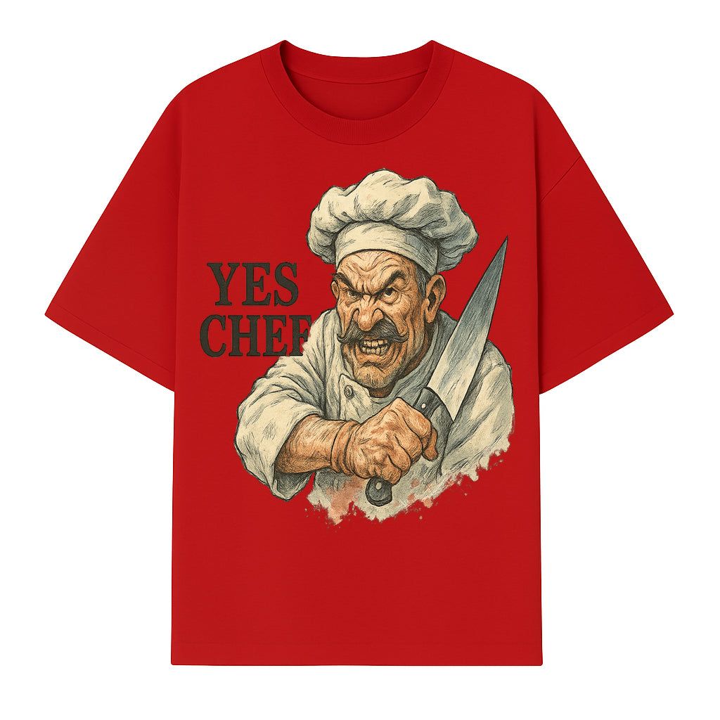 Angry Chef Vintage Graphic Tee, Yes Chef Cooking Humor Shirt, Culinary Gift for Foodies and Chefs, Kitchen Apparel - T-shirt 1758181704709.jpg