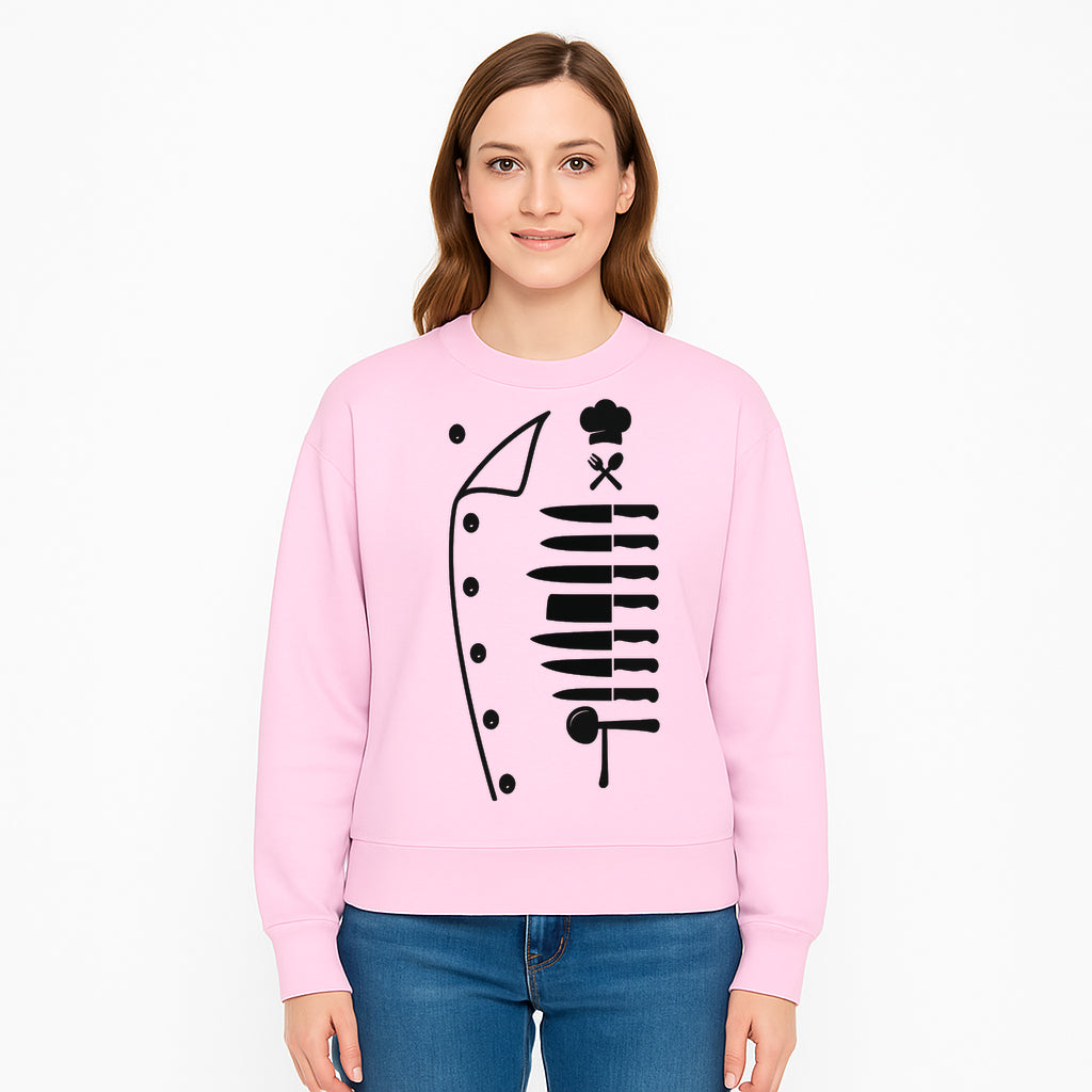 Chef Knife and Utensil Wall Art | Black Kitchen Decor | Culinary Gifts for Chefs | Modern Kitchen Wall Art - Sweatshirt 1758181704761.jpg