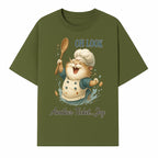 Chef Cat Illustration Wall Art - Oh Look, Another Ticket... Joy - Cute Animal Decor for Kitchen or Children's Room - T-shirt 1758181704809.jpg