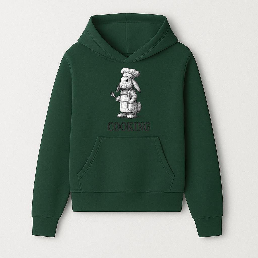 Chef Bunny Cooking Apron Design | Cute Rabbit Kitchen Decor | Baking Gift for Animal Lovers | Family Cooking Apron - Hoodie 1758181704884.jpg