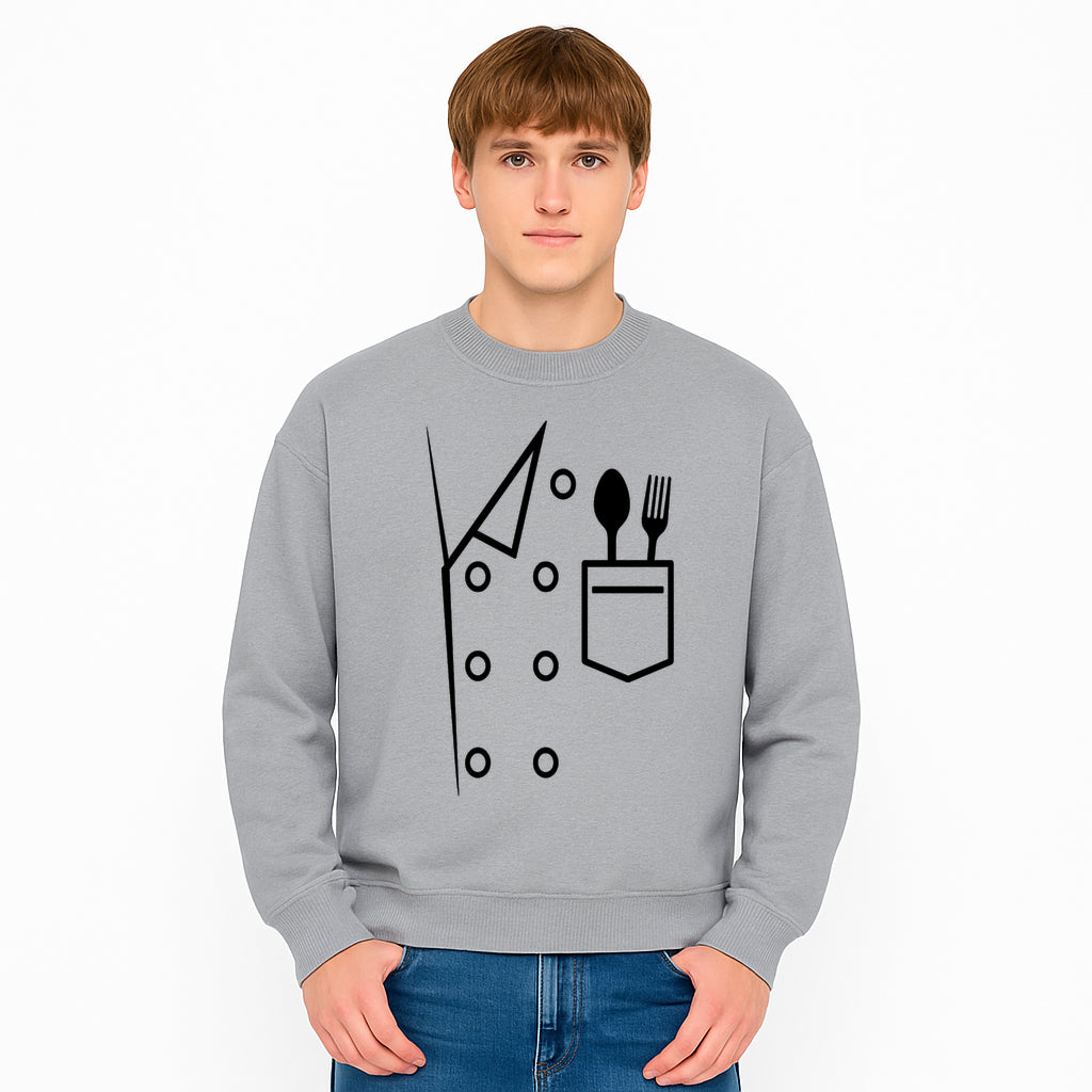 Chef Jacket with Pocket for Utensils | Professional Cooking Apparel | Kitchen Uniform for Chefs and Cooking Enthusiasts - Sweatshirt 1758181705019.jpg