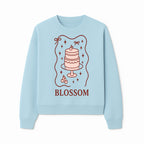 Blossom Cake Design Wall Art - Cute Cherry Decor, Bakery Theme, Pastry Illustration, Kitchen Decoration, Sweet Treats Print - Sweatshirt 1758181705300.jpg