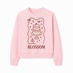Blossom Cake Design Wall Art - Cute Cherry Decor, Bakery Theme, Pastry Illustration, Kitchen Decoration, Sweet Treats Print - Sweatshirt 1758181705437.jpg