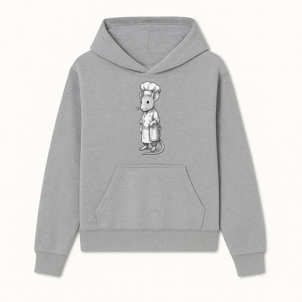 Chef Mouse Cartoon Illustration Art Print - Whimsical Kitchen Decor for Animal Lovers and Culinary Enthusiasts - Hoodie 1758181705588.jpg