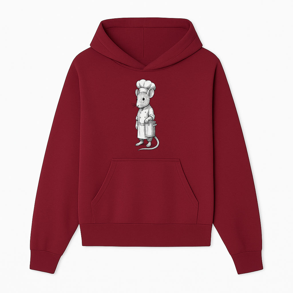 Chef Mouse Cartoon Illustration Art Print - Whimsical Kitchen Decor for Animal Lovers and Culinary Enthusiasts - Hoodie 1758181706026.jpg
