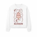 Blossom Cake Design Wall Art - Cute Cherry Decor, Bakery Theme, Pastry Illustration, Kitchen Decoration, Sweet Treats Print - Sweatshirt 1758181706135.jpg