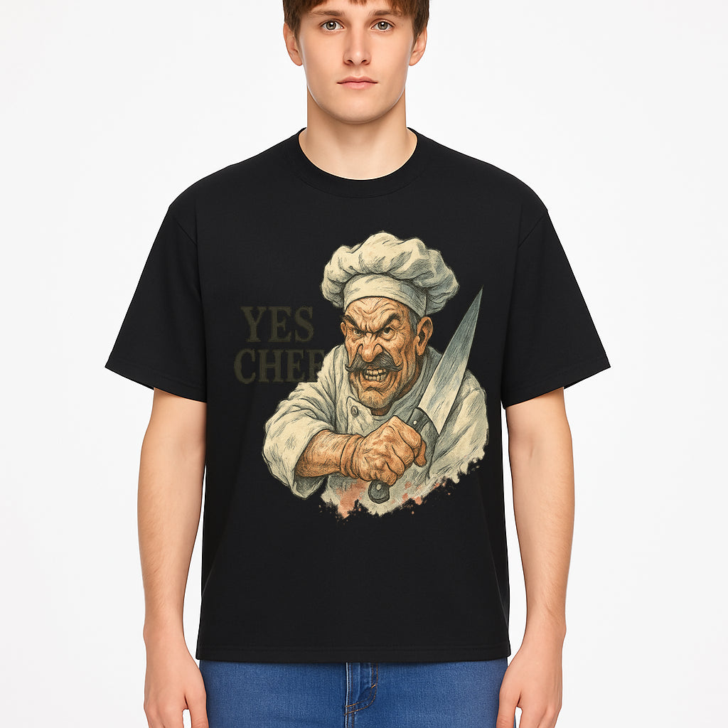 Angry Chef Vintage Graphic Tee, Yes Chef Cooking Humor Shirt, Culinary Gift for Foodies and Chefs, Kitchen Apparel - T-shirt 1758181706184.jpg