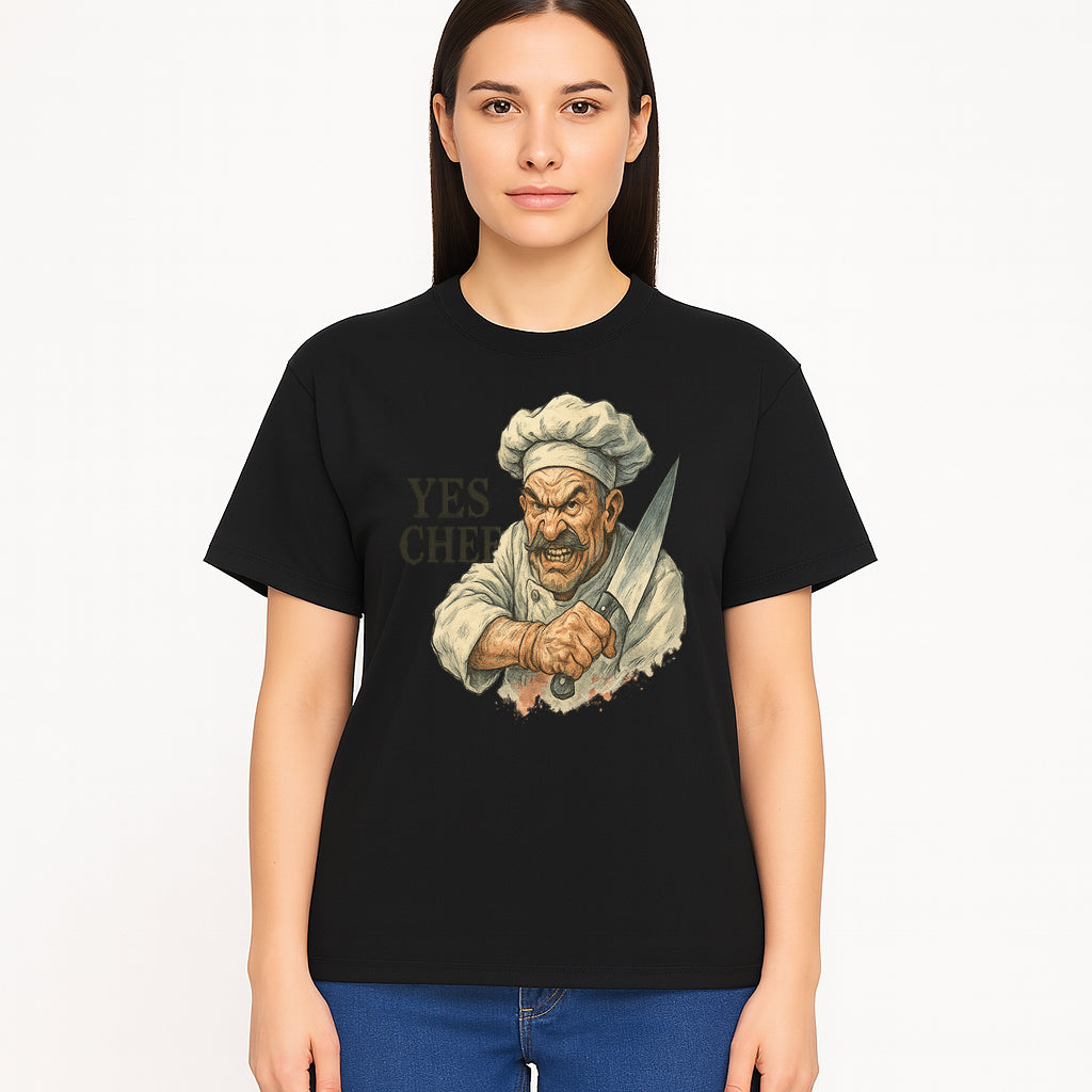 Angry Chef Vintage Graphic Tee, Yes Chef Cooking Humor Shirt, Culinary Gift for Foodies and Chefs, Kitchen Apparel - T-shirt 1758181706378.jpg