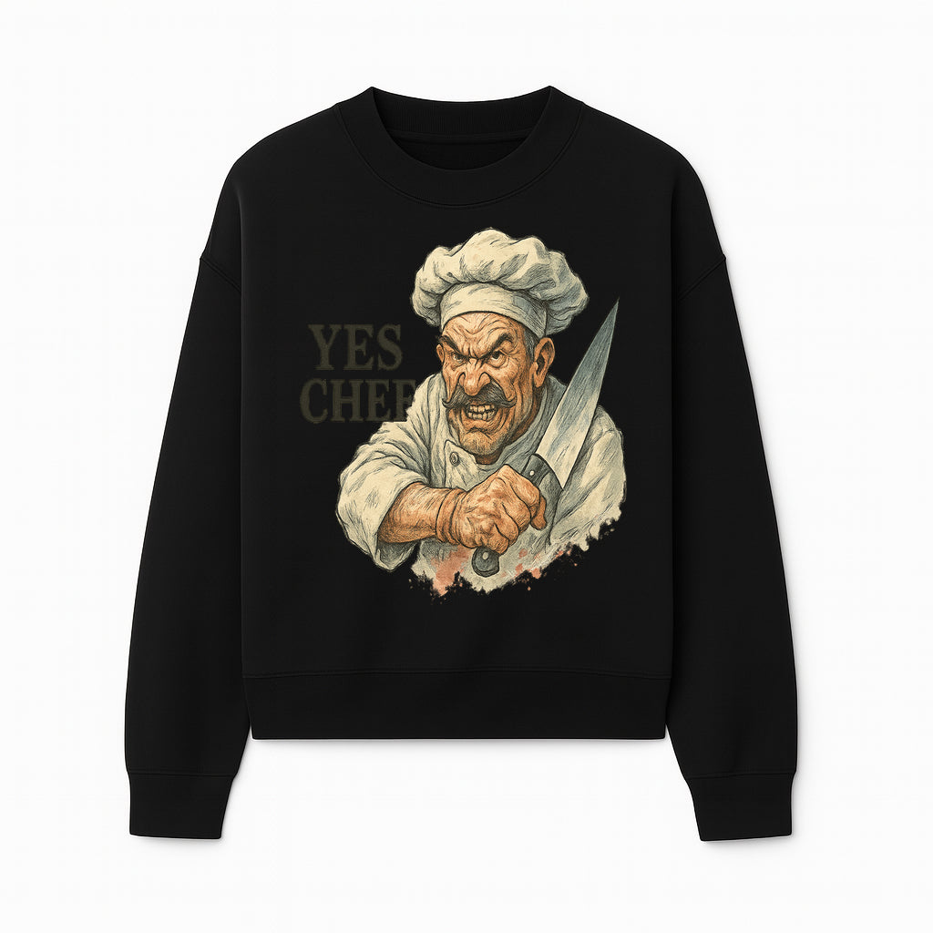 Angry Chef Vintage Graphic Tee, Yes Chef Cooking Humor Shirt, Culinary Gift for Foodies and Chefs, Kitchen Apparel - Sweatshirt 1758181706671.jpg