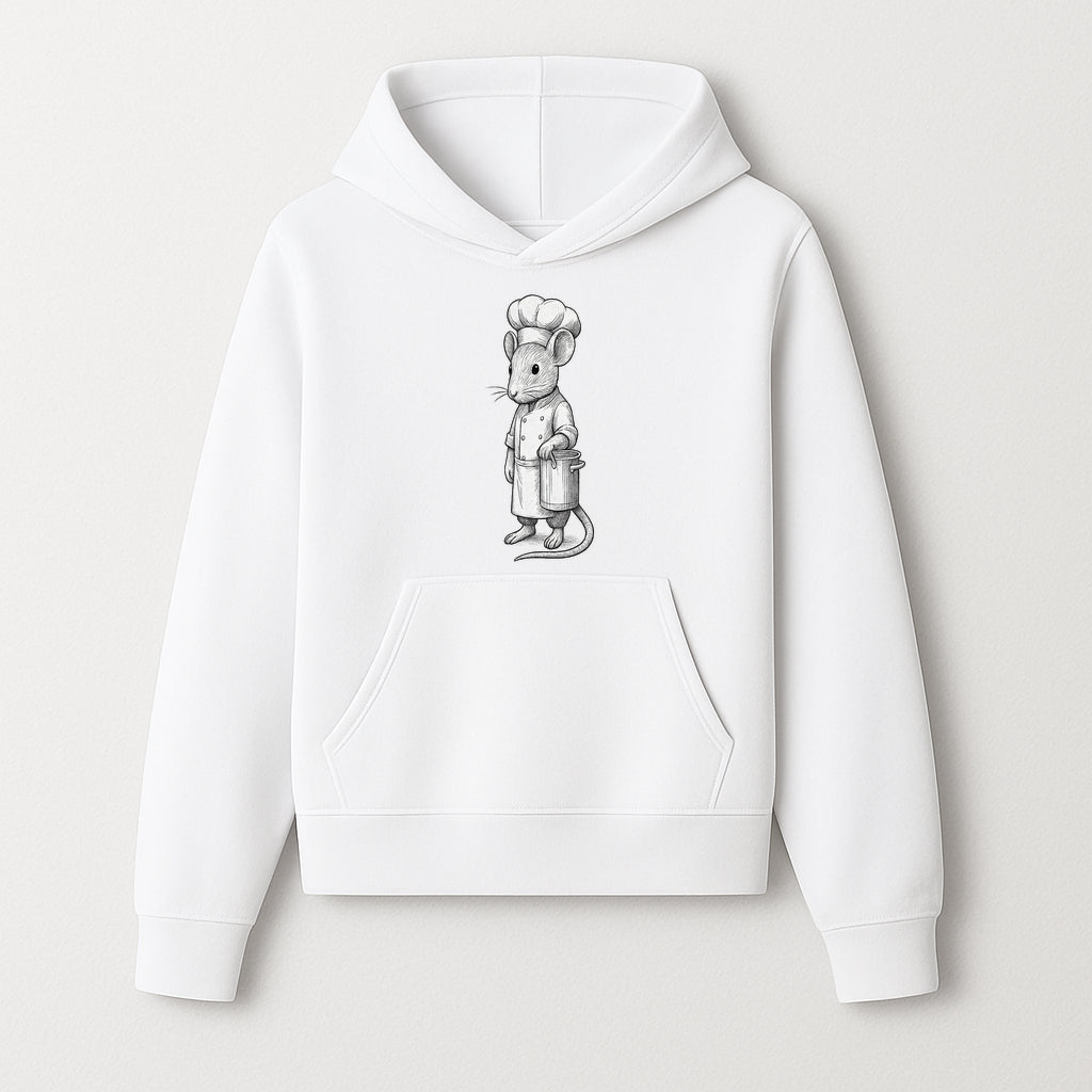 Chef Mouse Cartoon Illustration Art Print - Whimsical Kitchen Decor for Animal Lovers and Culinary Enthusiasts - Hoodie 1758181706676.jpg