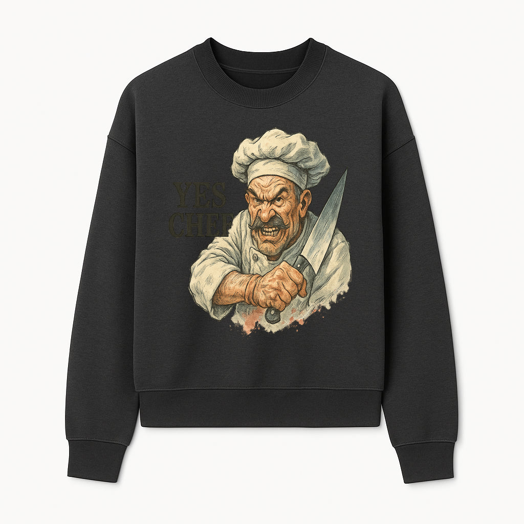 Angry Chef Vintage Graphic Tee, Yes Chef Cooking Humor Shirt, Culinary Gift for Foodies and Chefs, Kitchen Apparel - Sweatshirt 1758181706844.jpg