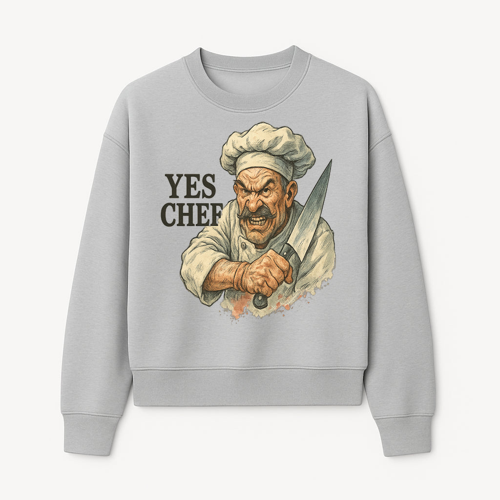 Angry Chef Vintage Graphic Tee, Yes Chef Cooking Humor Shirt, Culinary Gift for Foodies and Chefs, Kitchen Apparel - Sweatshirt 1758181707114.jpg