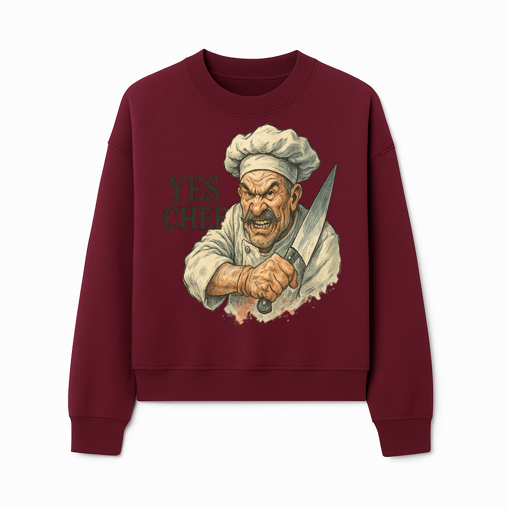 Angry Chef Vintage Graphic Tee, Yes Chef Cooking Humor Shirt, Culinary Gift for Foodies and Chefs, Kitchen Apparel - Sweatshirt 1758181707545.jpg