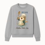 Chef Cat Illustration Wall Art - Oh Look, Another Ticket... Joy - Cute Animal Decor for Kitchen or Children's Room - Sweatshirt 1758181707545.jpg