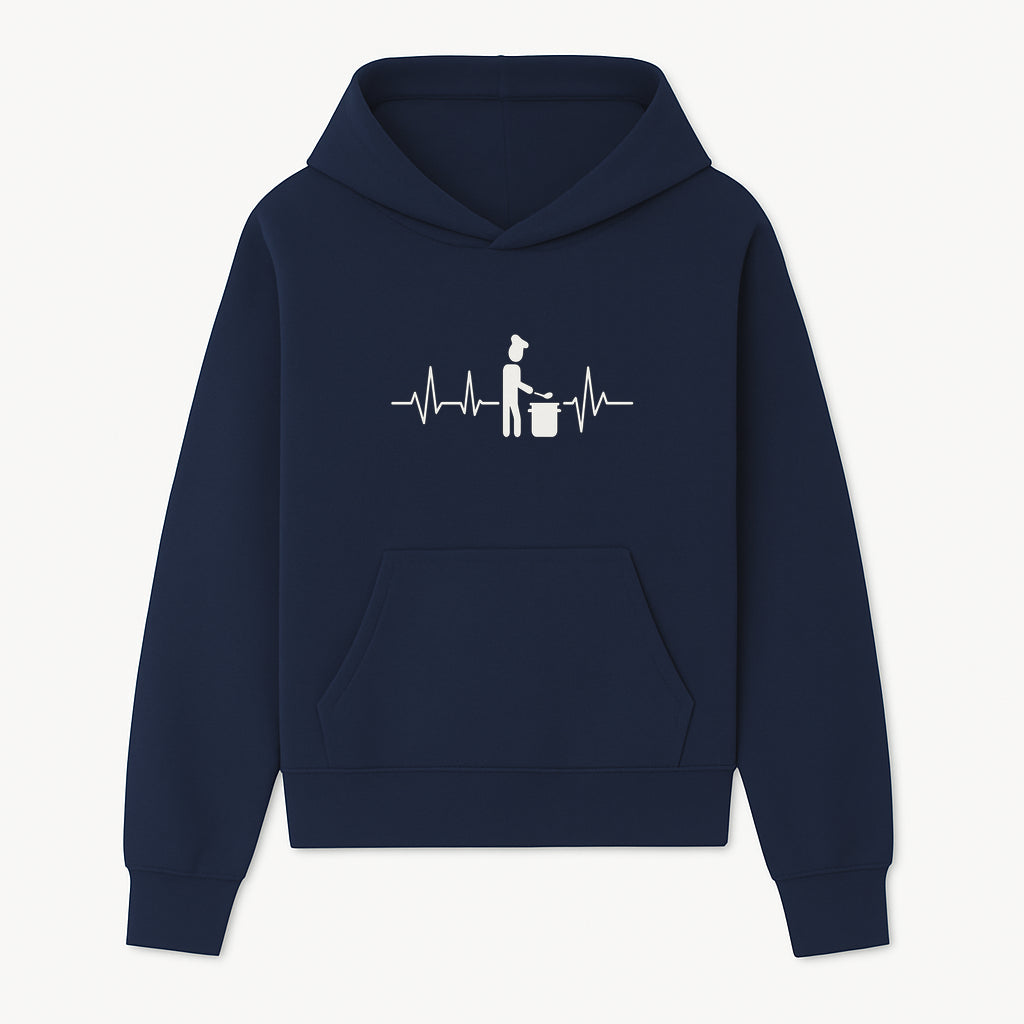 Chef Cooking Heartbeat Neon Sign | Kitchen D cor | Restaurant Wall Art | Foodie Gift | Cooking Passion Light - Hoodie 1758181707917.jpg