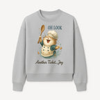 Chef Cat Illustration Wall Art - Oh Look, Another Ticket... Joy - Cute Animal Decor for Kitchen or Children's Room - Sweatshirt 1758181708107.jpg