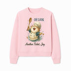 Chef Cat Illustration Wall Art - Oh Look, Another Ticket... Joy - Cute Animal Decor for Kitchen or Children's Room - Sweatshirt 1758181708354.jpg