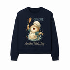 Chef Cat Illustration Wall Art - Oh Look, Another Ticket... Joy - Cute Animal Decor for Kitchen or Children's Room - Sweatshirt 1758181708640.jpg