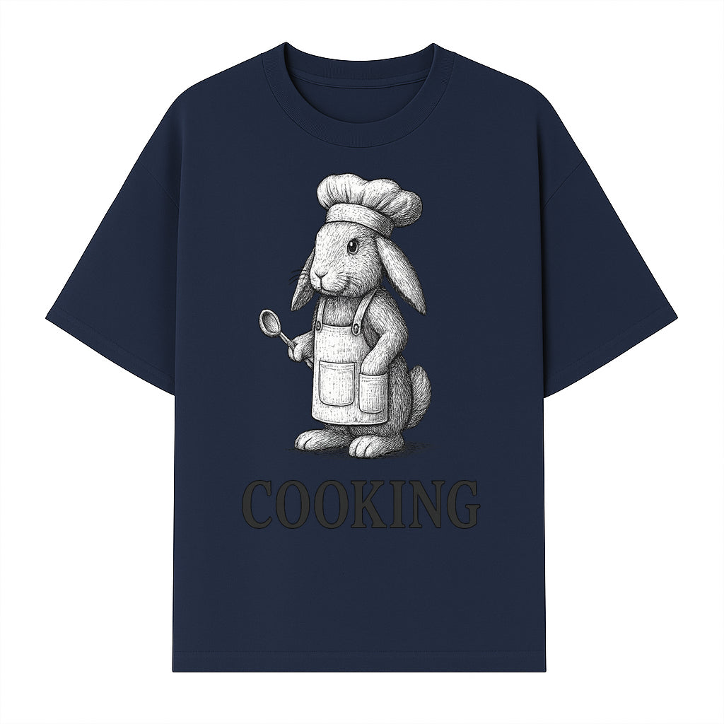 Chef Bunny Cooking Apron Design | Cute Rabbit Kitchen Decor | Baking Gift for Animal Lovers | Family Cooking Apron - T-shirt 1758181708786.jpg