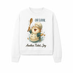 Chef Cat Illustration Wall Art - Oh Look, Another Ticket... Joy - Cute Animal Decor for Kitchen or Children's Room - Sweatshirt 1758181709054.jpg