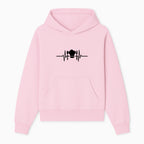 Chef Heartbeat Kitchen Decor | Spoon Fork Cooking Graphic Tee | Culinary Passion Gift for Chefs, Foodies, and Cooks - Hoodie 1758181709174.jpg