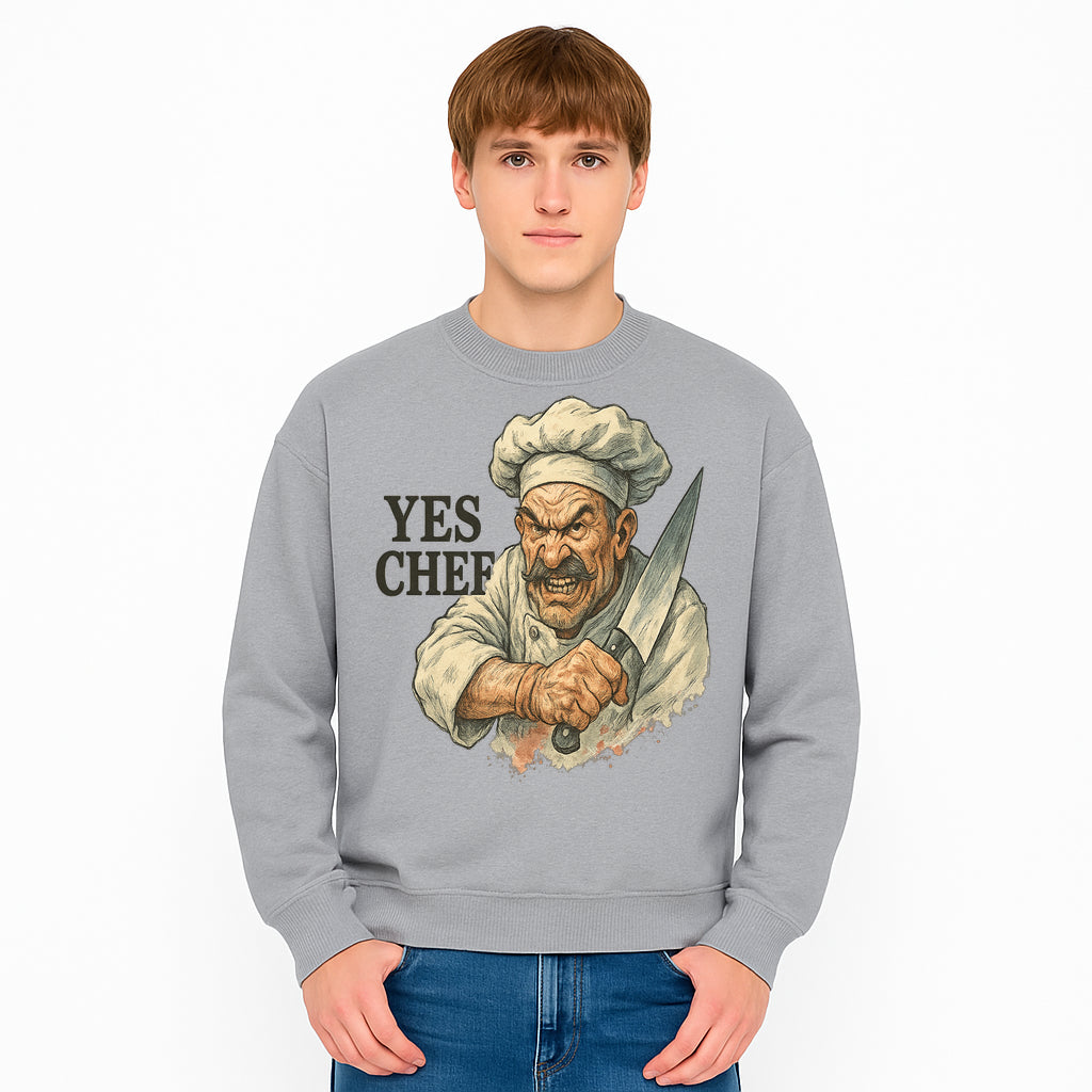 Angry Chef Vintage Graphic Tee, Yes Chef Cooking Humor Shirt, Culinary Gift for Foodies and Chefs, Kitchen Apparel - Sweatshirt 1758181709357.jpg