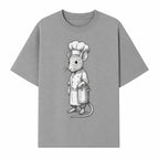 Chef Mouse Cartoon Illustration Art Print - Whimsical Kitchen Decor for Animal Lovers and Culinary Enthusiasts - T-shirt 1758181709559.jpg