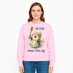 Chef Cat Illustration Wall Art - Oh Look, Another Ticket... Joy - Cute Animal Decor for Kitchen or Children's Room - Sweatshirt 1758181710321.jpg