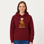 Chef Cat Cooking Illustration with Knife, Cute Cat Chef Design for Kitchen Decor, Pet Lovers Gift, Culinary Art Prints - Hoodie 1758181710985.jpg