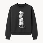 Chef Mouse Cartoon Illustration Art Print - Whimsical Kitchen Decor for Animal Lovers and Culinary Enthusiasts - Sweatshirt 1758181711482.jpg