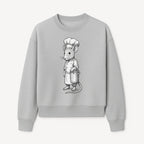 Chef Mouse Cartoon Illustration Art Print - Whimsical Kitchen Decor for Animal Lovers and Culinary Enthusiasts - Sweatshirt 1758181711773.jpg