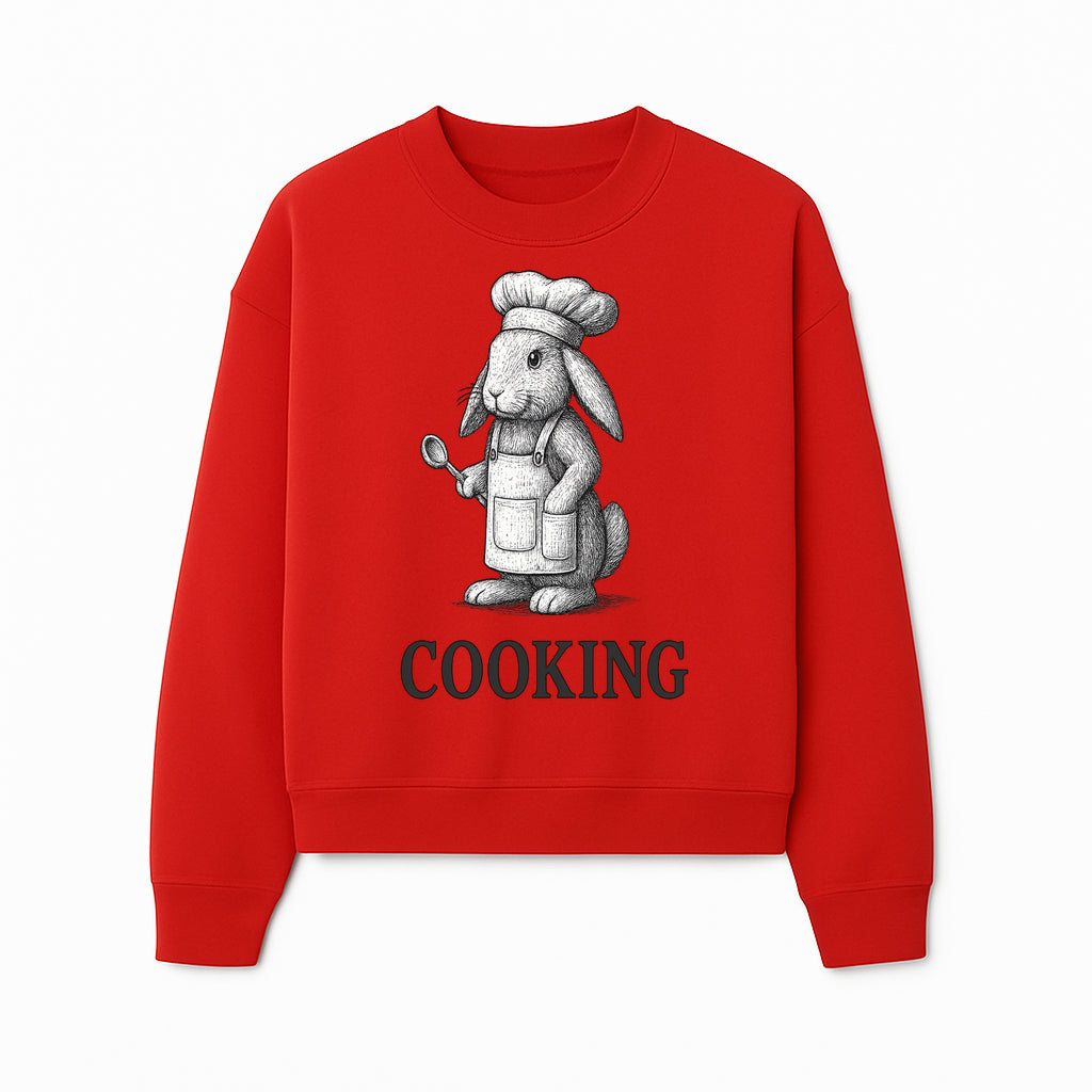Chef Bunny Cooking Apron Design | Cute Rabbit Kitchen Decor | Baking Gift for Animal Lovers | Family Cooking Apron - Sweatshirt 1758181712009.jpg