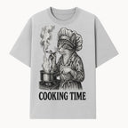 Cat Chef Cooking Time T-Shirt - Funny Cat Lover Gift, Culinary Humor, Kitchen Apparel for Animal Lovers, Unique Cooking Design - T-shirt 1758181712074.jpg