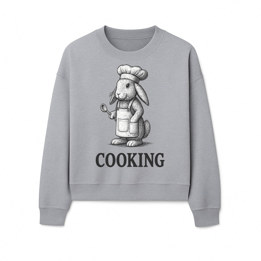 Chef Bunny Cooking Apron Design | Cute Rabbit Kitchen Decor | Baking Gift for Animal Lovers | Family Cooking Apron - Sweatshirt 1758181712183.jpg