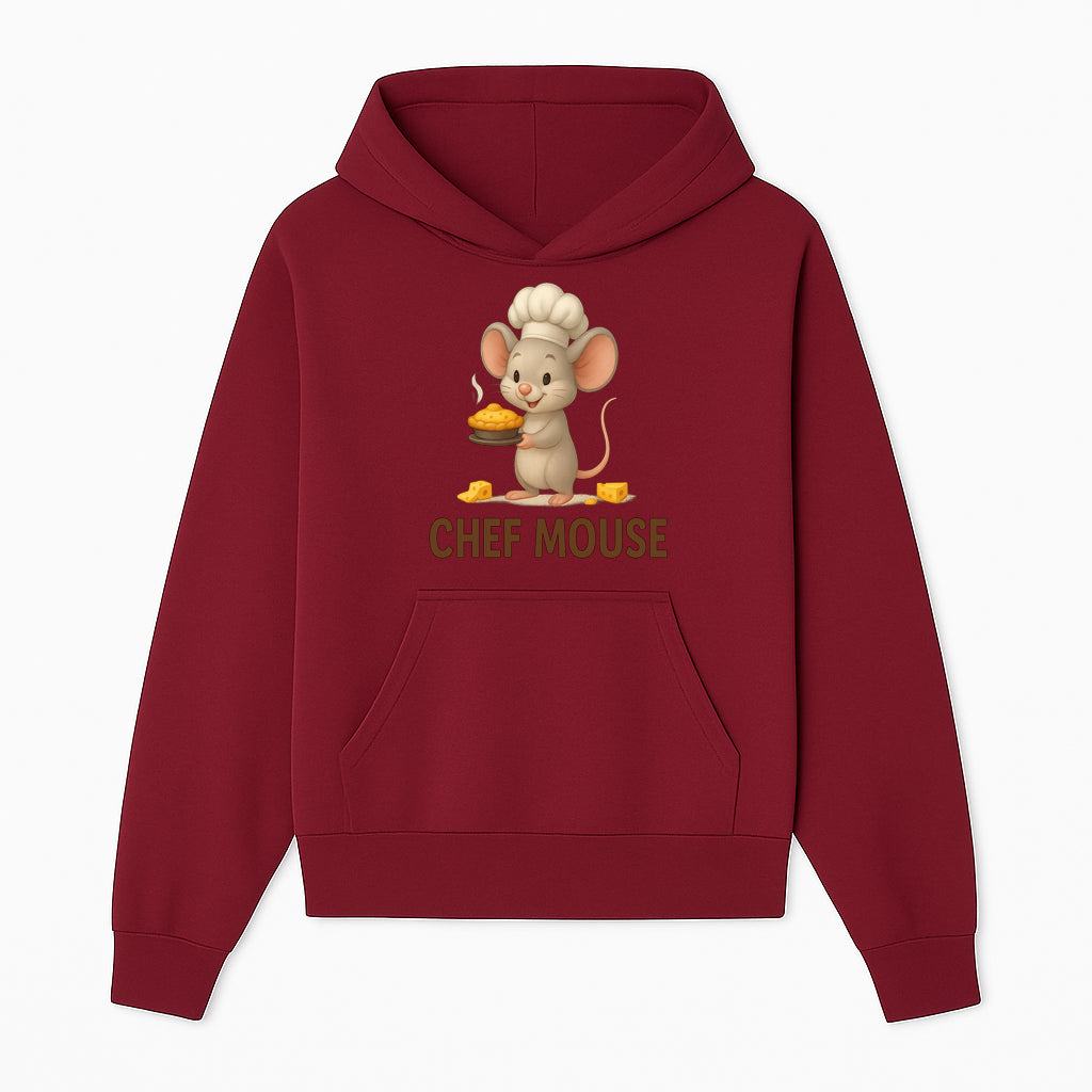 Chef Mouse Cartoon Wall Art Print - Cute Kitchen Decor for Kids, Nursery, or Culinary Enthusiasts, Adorable Chef Design - Hoodie 1758181712187.jpg