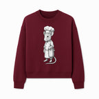 Chef Mouse Cartoon Illustration Art Print - Whimsical Kitchen Decor for Animal Lovers and Culinary Enthusiasts - Sweatshirt 1758181712192.jpg