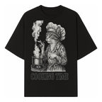 Cat Chef Cooking Time T-Shirt - Funny Cat Lover Gift, Culinary Humor, Kitchen Apparel for Animal Lovers, Unique Cooking Design - T-shirt 1758181712221.jpg