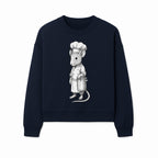 Chef Mouse Cartoon Illustration Art Print - Whimsical Kitchen Decor for Animal Lovers and Culinary Enthusiasts - Sweatshirt 1758181712369.jpg