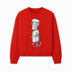 Chef Mouse Cartoon Illustration Art Print - Whimsical Kitchen Decor for Animal Lovers and Culinary Enthusiasts - Sweatshirt 1758181712514.jpg