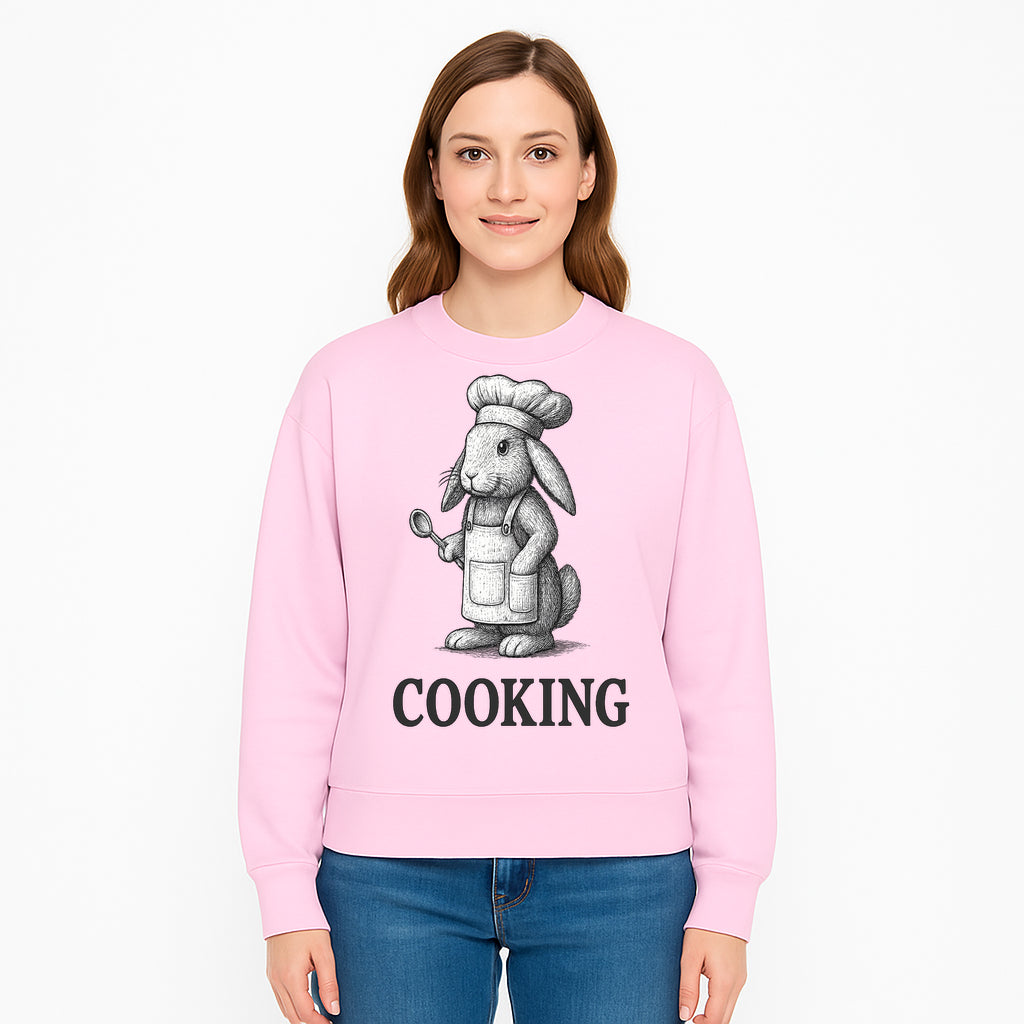 Chef Bunny Cooking Apron Design | Cute Rabbit Kitchen Decor | Baking Gift for Animal Lovers | Family Cooking Apron - Sweatshirt 1758181713593.jpg