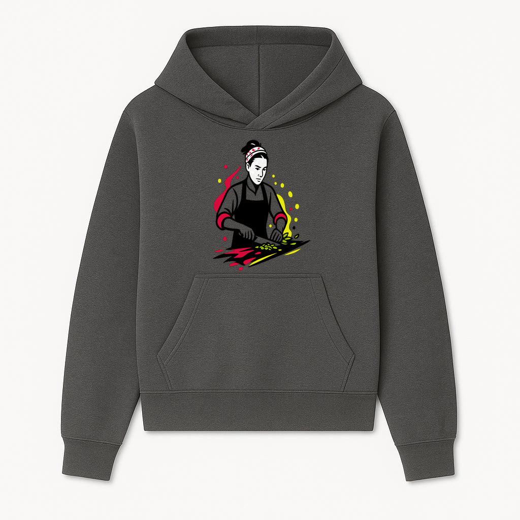 Chef Cutting Vegetables Graphic Tee | Cooking Apparel | Foodie Gift | Restaurant Uniform | Chef Artwork | Culinary T-Shirt - Hoodie 1758181714120.jpg