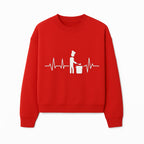Chef Cooking Heartbeat Neon Sign | Kitchen D cor | Restaurant Wall Art | Foodie Gift | Cooking Passion Light - Sweatshirt 1758181714137.jpg